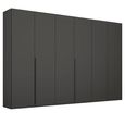 Rauch Purisma 301cm 6 Door Wardrobe - Graphite