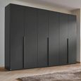 Rauch Purisma 301cm 6 Door Wardrobe - Graphite