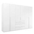 Rauch Purisma 301cm 6 Door Wardrobe with Drawer - Alpine White