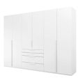 Rauch Purisma 301cm 6 Door Wardrobe with Drawer - Alpine White
