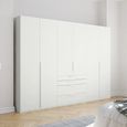 Rauch Purisma 301cm 6 Door Wardrobe with Drawer - Alpine White