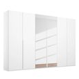 Rauch Purisma 301cm 6 Door Wardrobe with Mirror - Alpine White