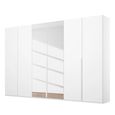 Rauch Purisma 301cm 6 Door Wardrobe with Mirror - Alpine White