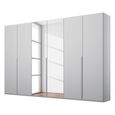Rauch Purisma 301cm 6 Door Wardrobe with Mirror - Silk Grey