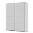Quadra Sliding Wardrobe - 181cm - 2 Door - Silk Grey