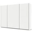 Quadra Sliding Wardrobe - 315cm - 3 Door - Alpine White