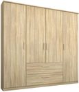 Rauch Rivera Sonoma Oak Wardrobe - Variation Available