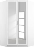 Rauch Rivera White Corner Wardrobe - Variation Available