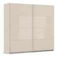 Rauch Ruga 226cm 2 Door Sliding Wardrobe - Champagne