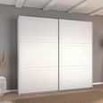 Rauch Ruja 218cm 2 Door Sliding Wardrobe with Extras - Alpine White