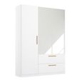 Rauch Skandi 136cm 3 Door Combi Wardrobe - Alpine White