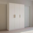 Rauch Skandi 136cm 3 Door Wardrobe - Alpine White