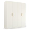 Rauch Skandi 181cm 4 Door Wardrobe - Alpine White