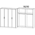 Rauch Skandi 181cm 4 Door Wardrobe - Alpine White
