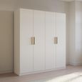 Rauch Skandi 181cm 4 Door Wardrobe - Alpine White