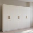 Rauch Skandi 271cm 6 Door Wardrobe - Alpine White