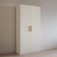 Rauch Skandi 91cm 2 Door Wardrobe - Alpine White