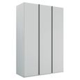 Rauch Skat Meridian 151cm 3 Door Wardrobe - Silk Grey