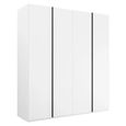 Rauch Skat Meridian 201cm 4 Door Wardrobe - Alpine White