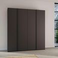 Rauch Skat Meridian 201cm 4 Door Wardrobe - Graphite