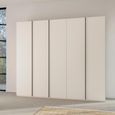 Rauch Skat Meridian 251cm 5 Door Wardrobe - Alpine White