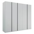 Rauch Skat Meridian 251cm 5 Door Wardrobe - Silk Grey