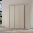 Rauch Skat Meridian 251cm 5 Door Wardrobe - Silk Grey
