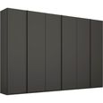 Rauch Skat Meridian 301cm 6 Door Wardrobe - Graphite