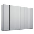 Rauch Skat Meridian 301cm 6 Door Wardrobe - Silk Grey