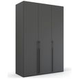 Rauch Skat Pure 151cm 3 Door Wardrobe - Graphite