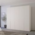 Rauch Skat Pure 251cm 5 Door Wardrobe - Alpine White