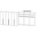 Rauch Skat Pure 301cm 6 Door Wardrobe - Silk Grey