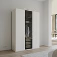Rauch Skat Shine 151cm 3 Door Wardrobe - Alpine White