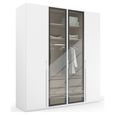 Rauch Skat Shine 201cm 4 Door Wardrobe - Alpine White