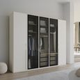 Rauch Skat Shine 251cm 5 Door Wardrobe - Alpine White