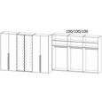 Rauch Skat Shine 301cm 6 Door Wardrobe - Alpine White