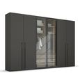 Rauch Skat Shine 301cm 6 Door Wardrobe - Graphite