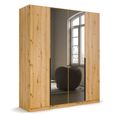 Rauch Skyla 181cm 4 Door Wardrobe with Mirror - Artisan Oak