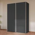 Rauch Taro 162cm 2 Door Sliding Wardrobe - Graphite