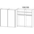 Rauch Taro 201cm 2 Door Sliding Wardrobe - Alpine White