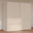 Rauch Taro 201cm 2 Door Sliding Wardrobe - Champagne