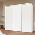Rauch Taro 242cm 3 Door Sliding Wardrobe - Alpine White