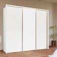 Rauch Taro 242cm 3 Door Sliding Wardrobe - Alpine White