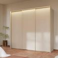 Rauch Taro 242cm 3 Door Sliding Wardrobe - Champagne