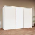 Rauch Taro 301cm 3 Door Sliding Wardrobe - Alpine White