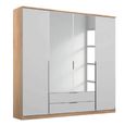Texas Wardrobe - 181cm - 4 Door - Combi - Sonoma Oak & Alpine White