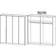 Rauch Texas 181cm 4 Door Wardrobe - Alpine White