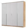 Rauch Texas 181cm 4 Door Wardrobe - Sonoma Oak and Alpine White
