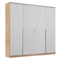 Rauch Texas 181cm 4 Door Wardrobe - Sonoma Oak and Alpine White