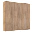 Rauch Texas 181cm 4 Door Wardrobe - Sonoma Oak
